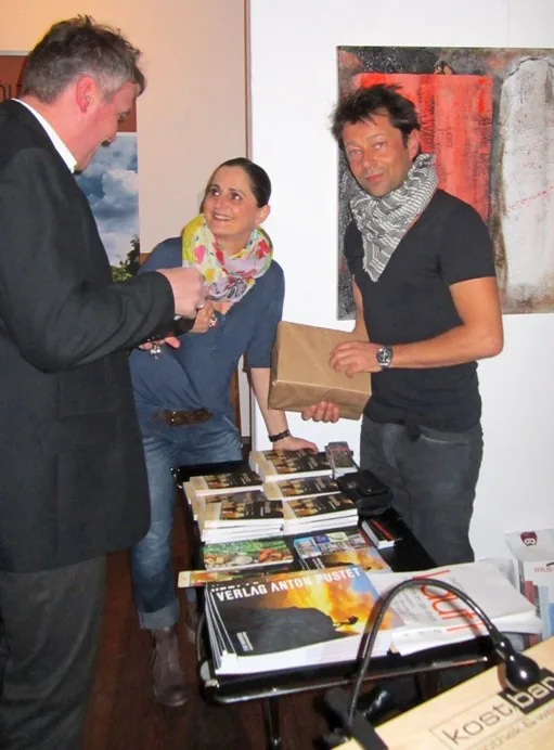 Buchpräsentation Klaus Ranzenberger: "Feinspitz im Innviertel", 20. März 2013 in der kost.bar