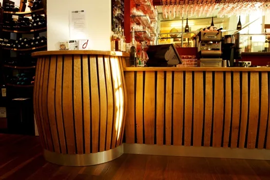 Raum für Degustationen und Feierlichkeiten in der kost.bar